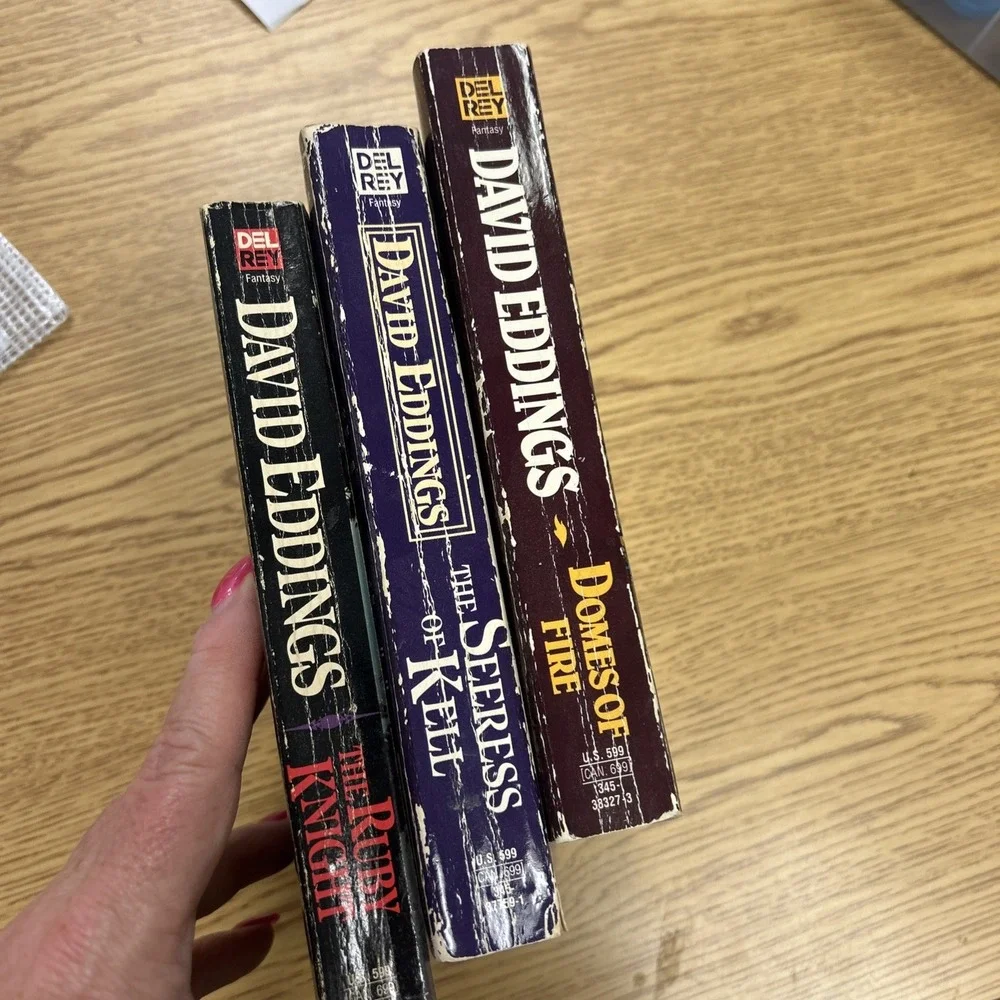 David Eddings Lot Of 6 Paperbacks Fantasy, Science Fiction, Adventure de1